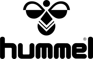 Det officielle logo af det danske mærke Hummel