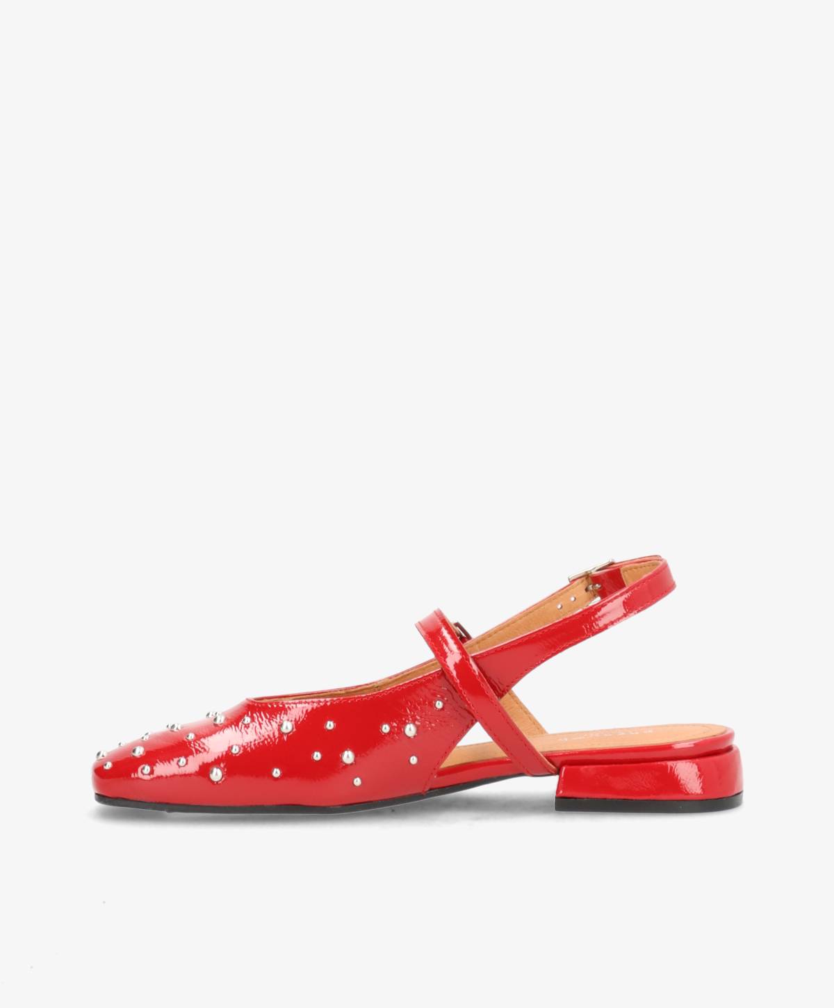 ADVANCE P - Rød lak læder - Slingback Dame