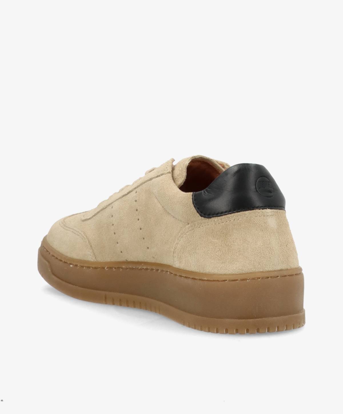 EXPLORE S - Dame Sneakers - Beige_sort ruskind