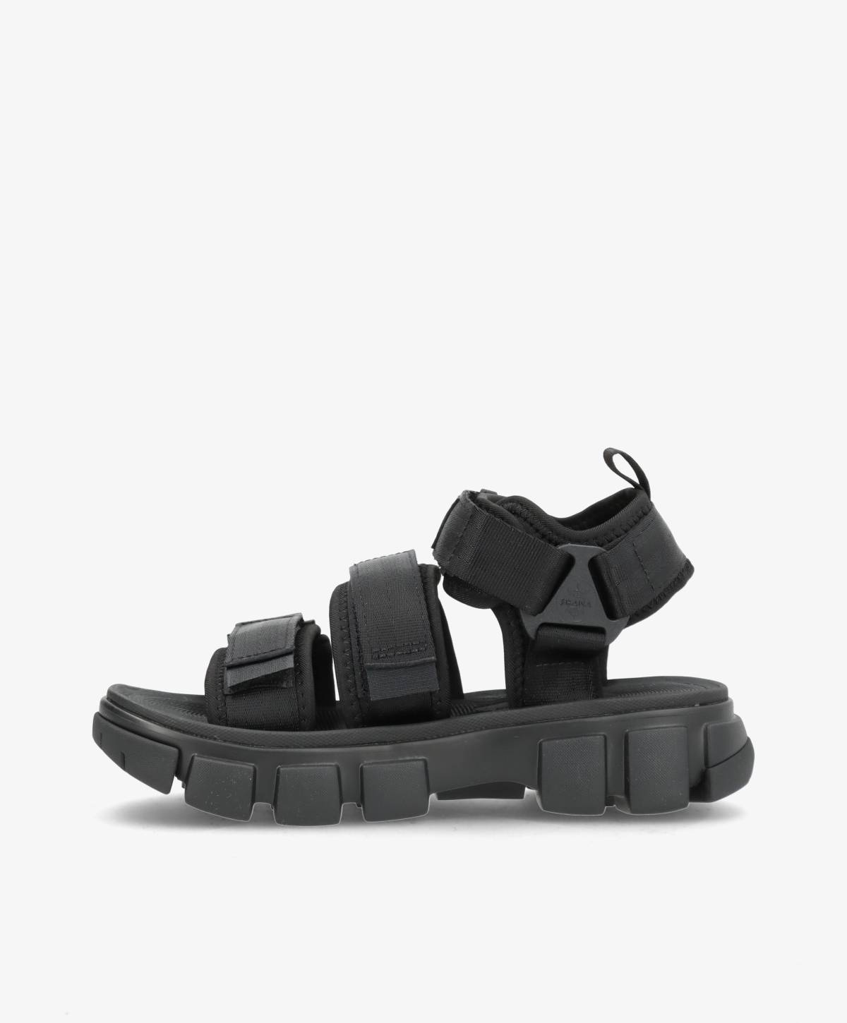 NEO BUNGY BLK - Sandal Dame - Sort