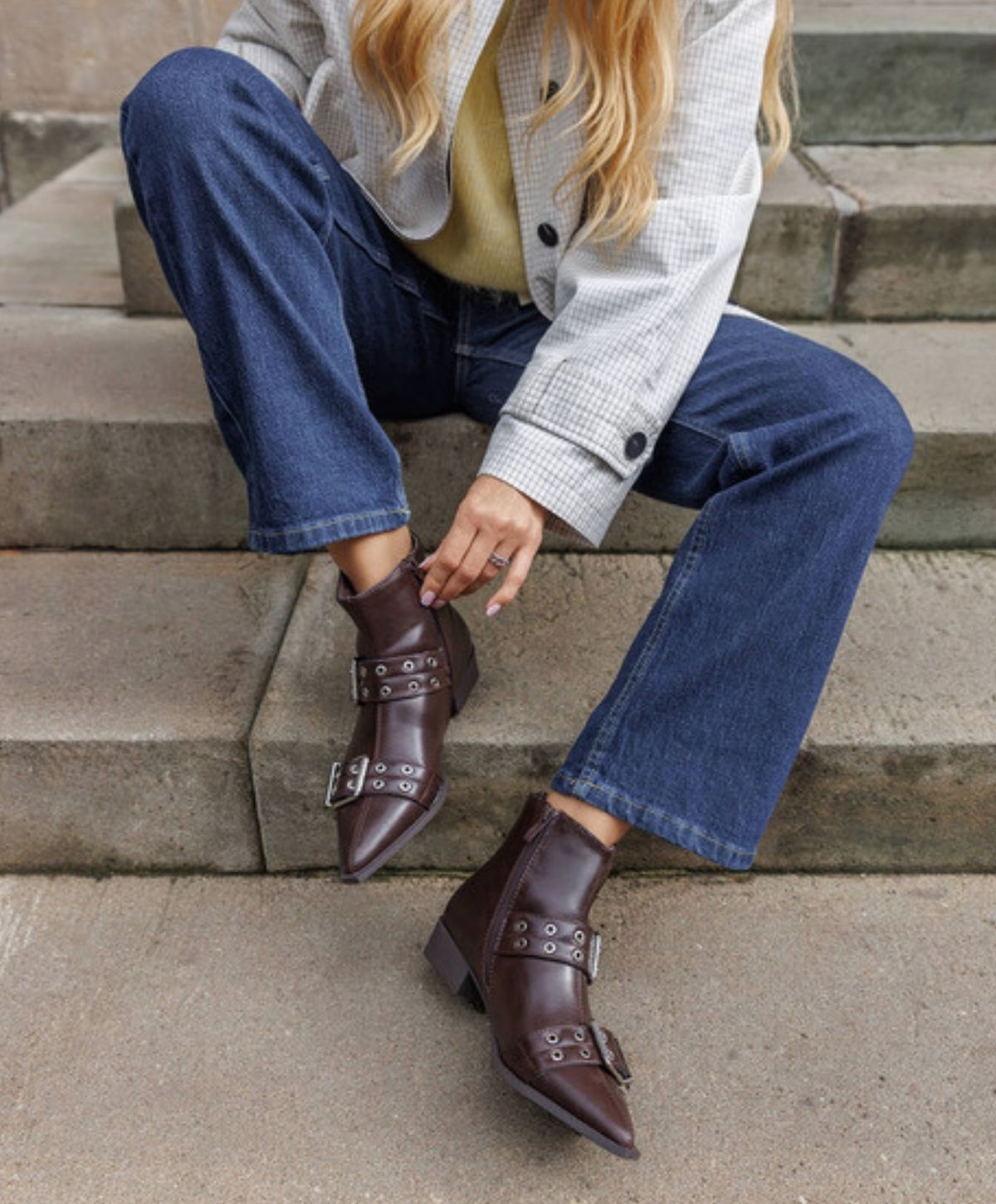 BELLE 6392 - Dame Støvle - Brun