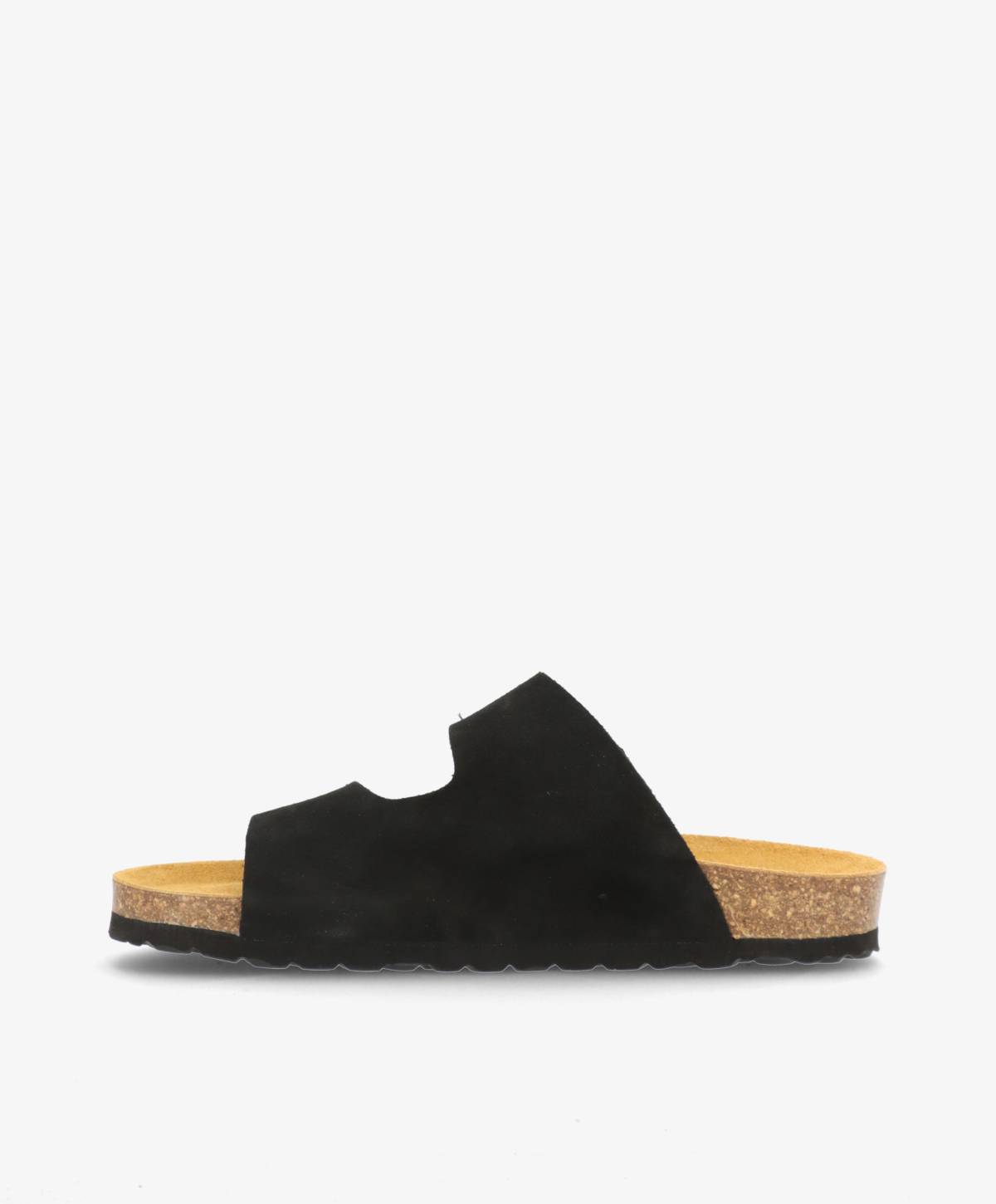CENT S - Sort ruskind - Slip-ons Herre