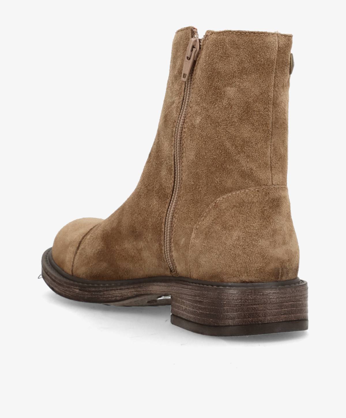 DAYTON S - Mørk beige ruskind - Ankelstøvle Dame