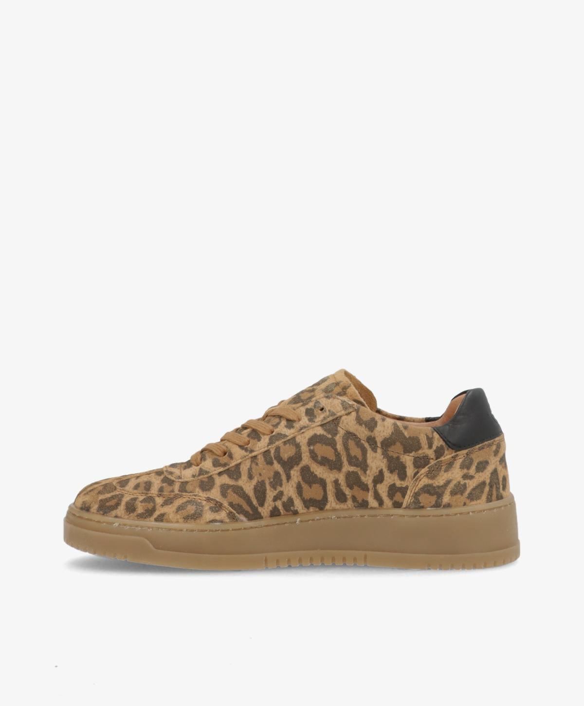 EXPLORE S - Dame Sneakers - Leopard_sort ruskind