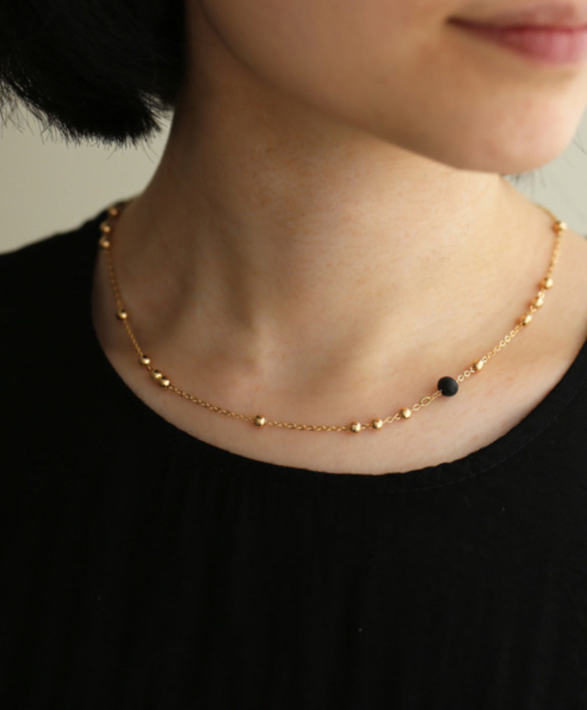 FLORENCE - Halskæde - Sort