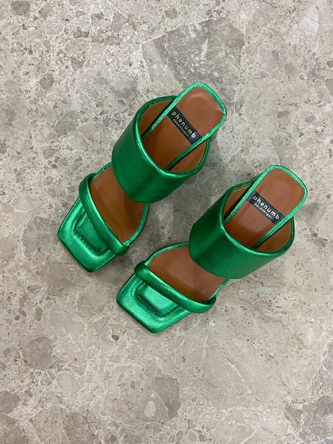 EDEN P - Dame Sandal - Grøn