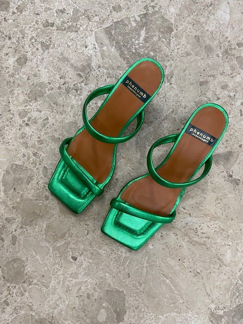 ENJOY - Dame Sandal - Grøn