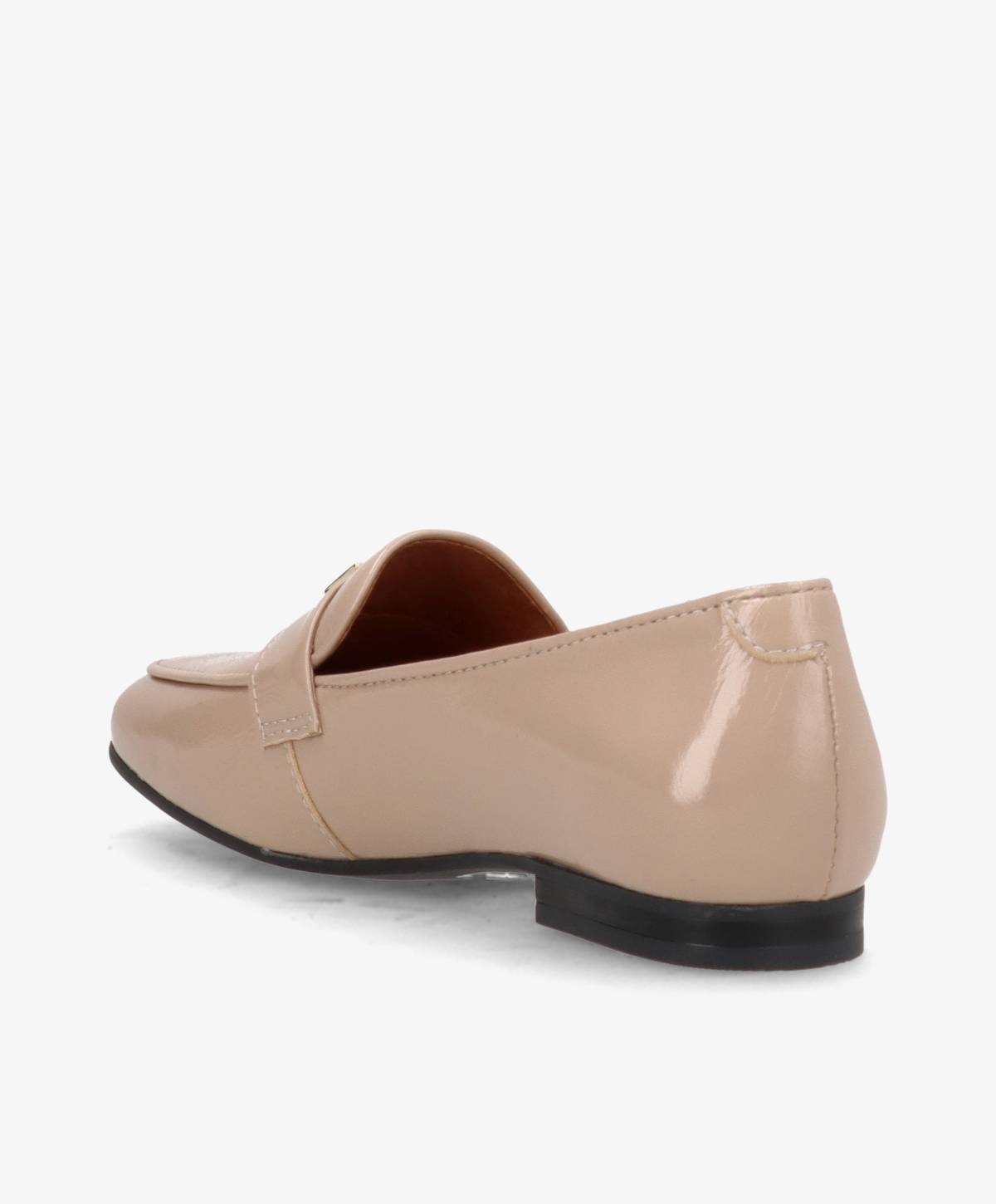 LINA P - Beige lak læder - Loafer dame
