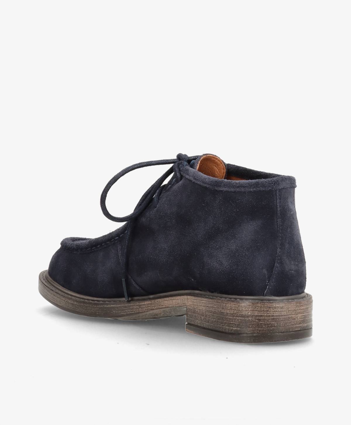 MOANA S - Blå ruskind - Ankelstøvler Dame