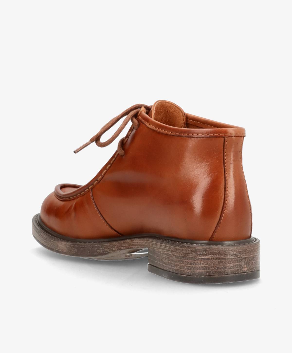 MOANA - Mellembrun læder - Ankelstøvler Dame