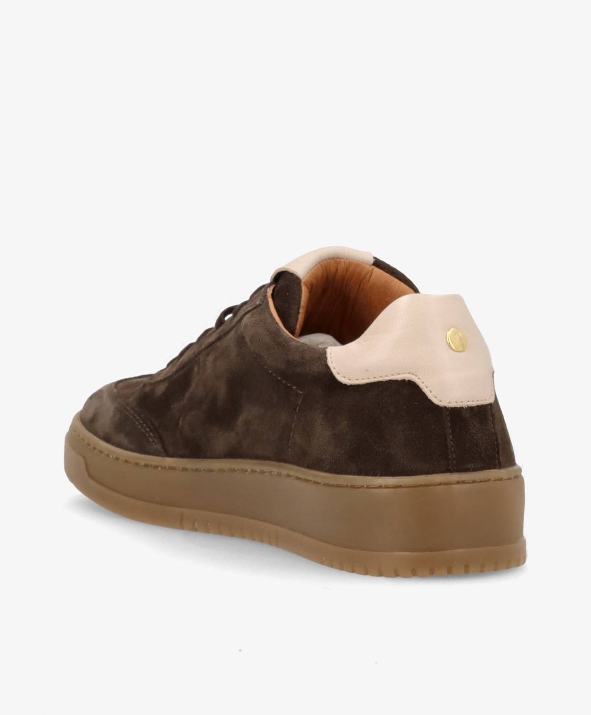 PRIME BEAT SS - Mørkebrun ruskind - Sneakers low Dame