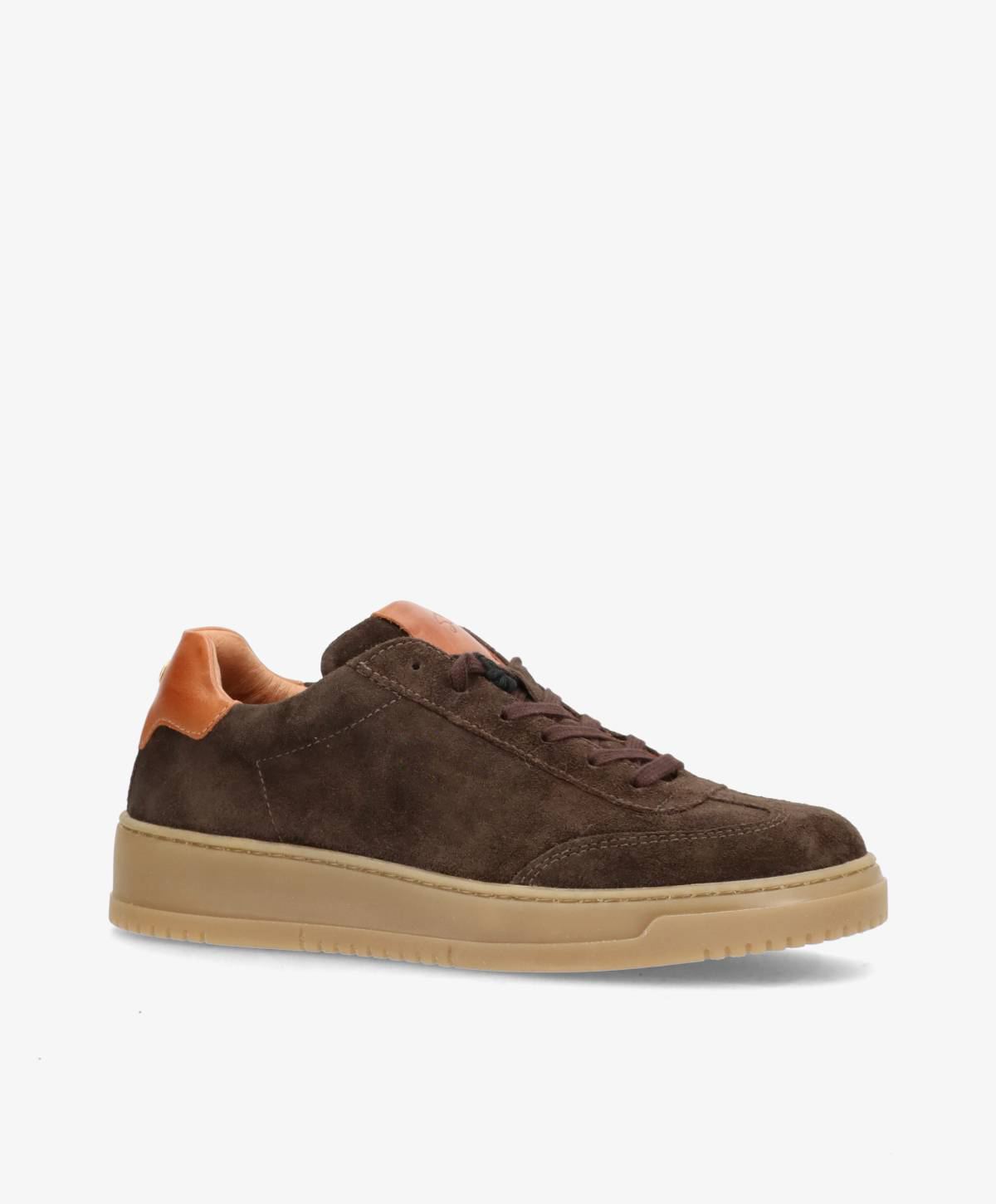 PRIME PULSE SS - Mørkebrun ruskind - Sneakers low Dame
