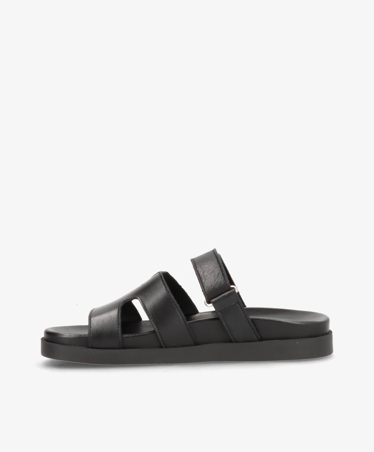 SELENA - Sort læder - Sliders