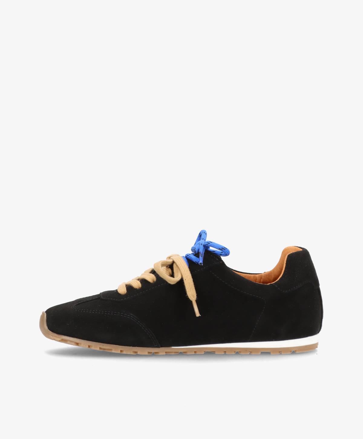 LEVEL S - Sort ruskind - Sneakers low Dame