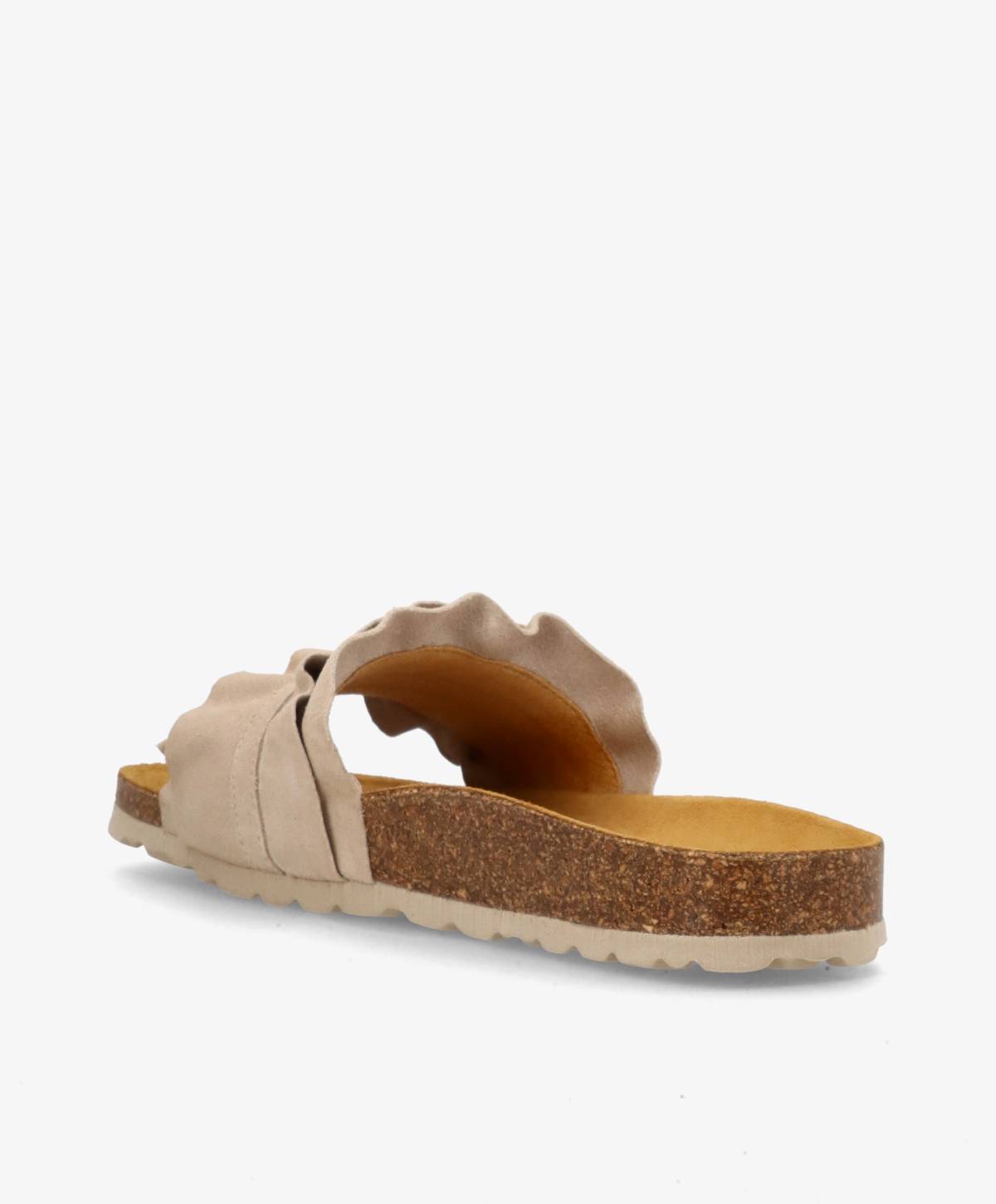 ATLAS - Beige ruskind - Sliders Dame