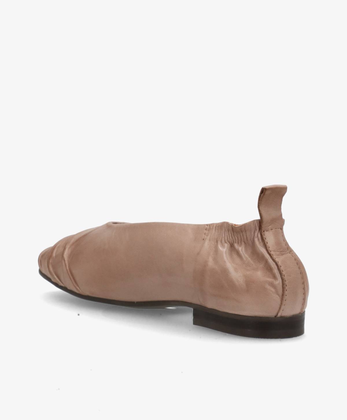 AZURA - Beige læder - Ballerina Dame