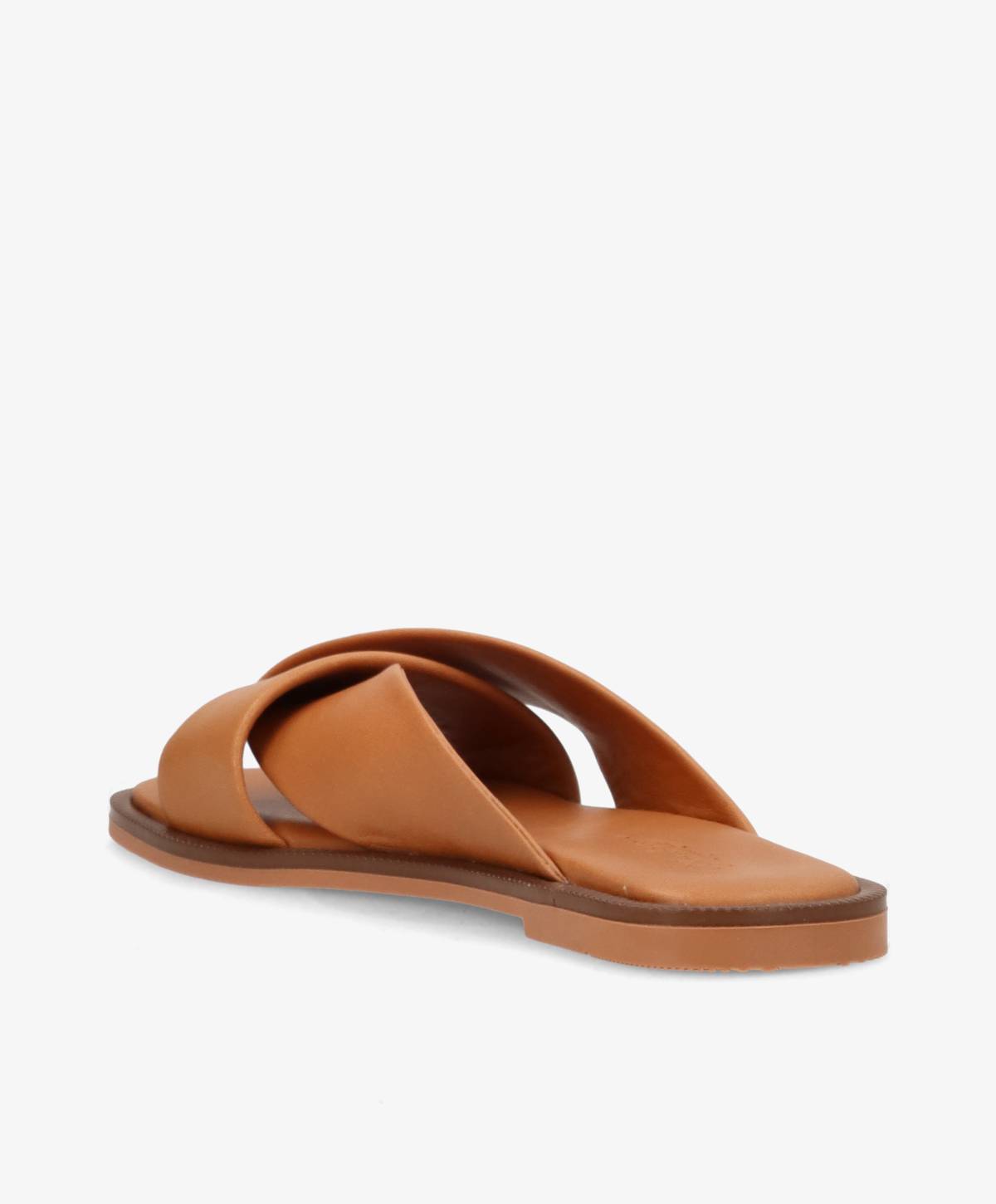 BRIGITTE - Cognac læder - Sliders Dame
