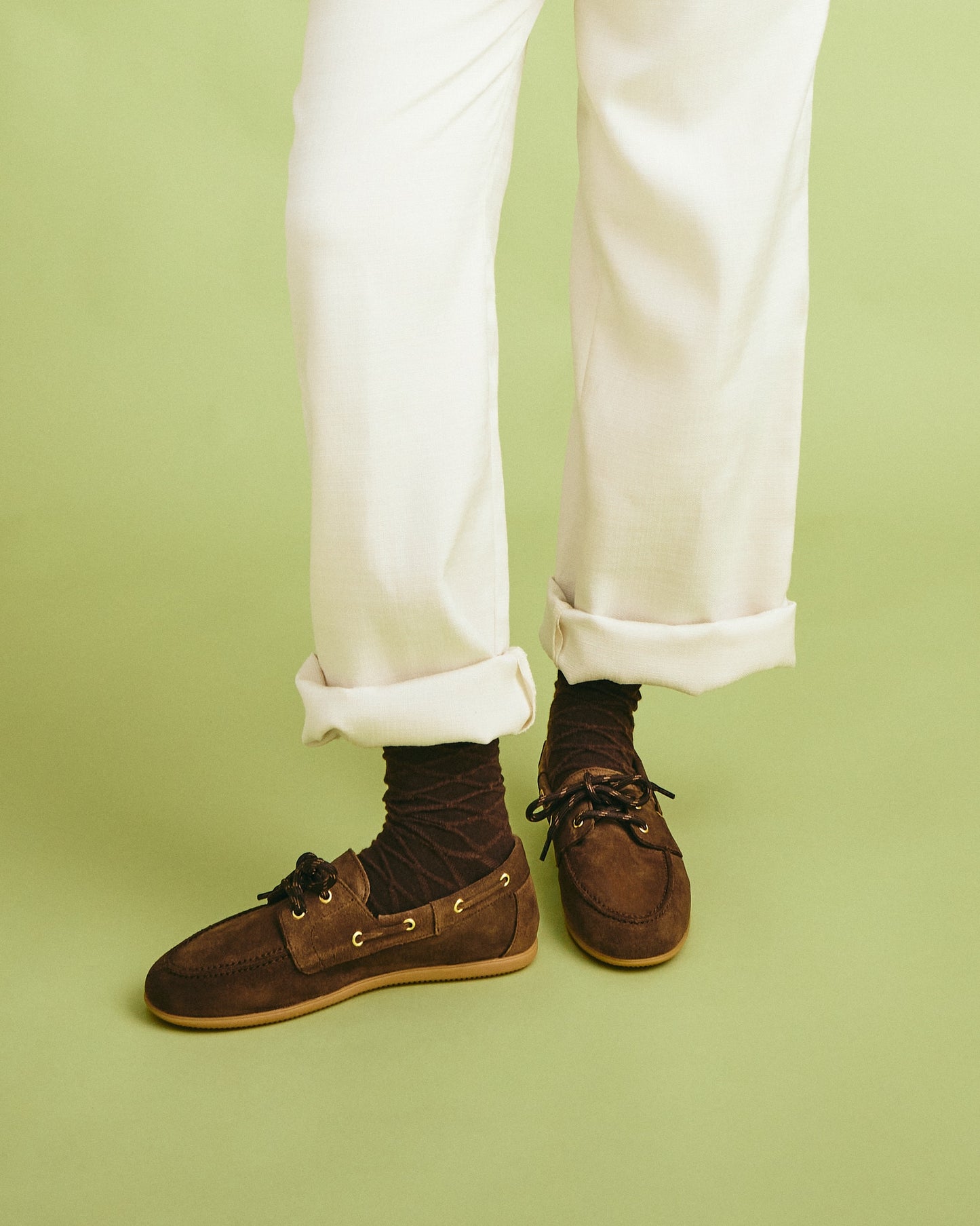 CORE S - Mørkebrun ruskind - Sejlersko Dame