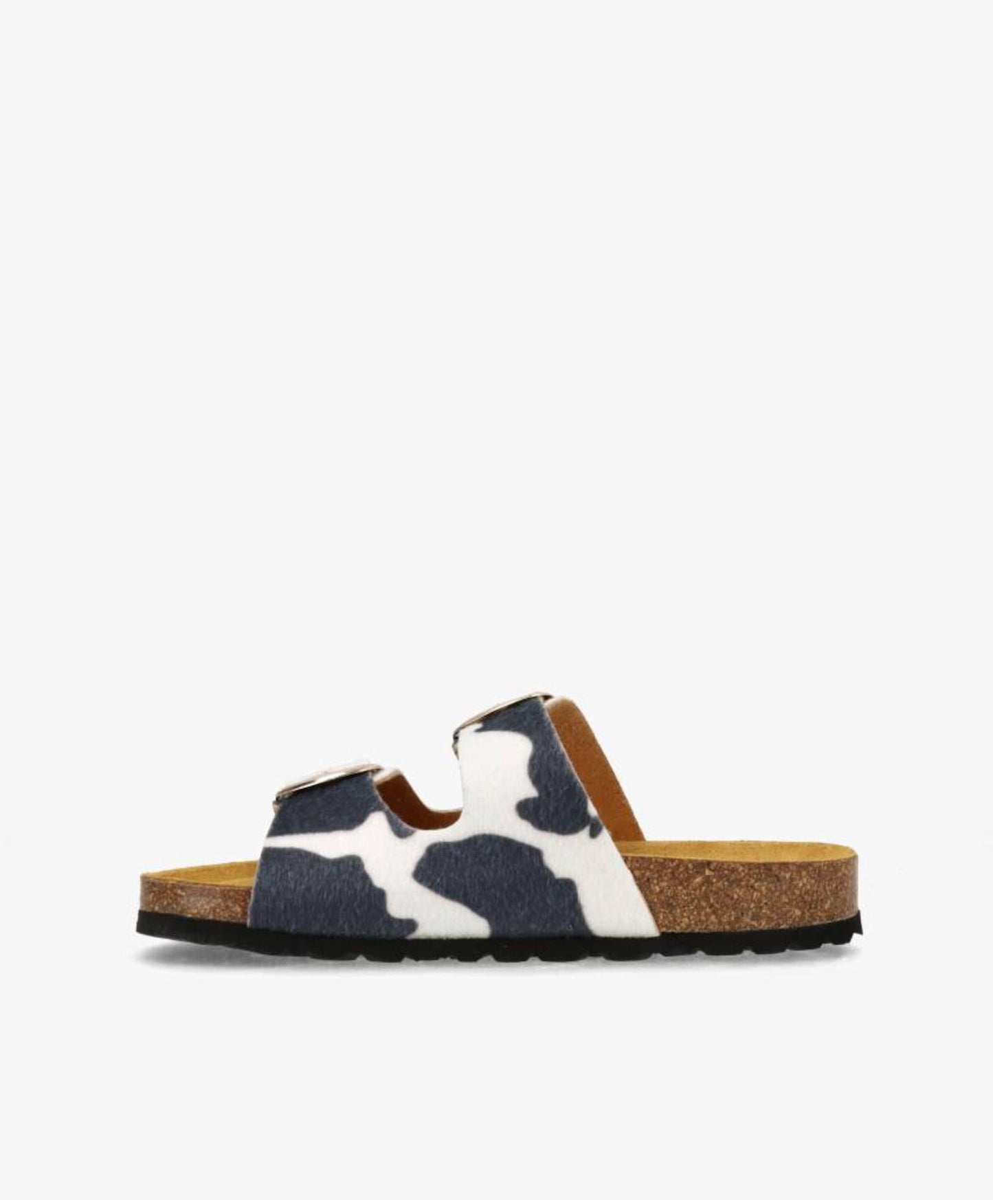 TORPINA Ha - Sort koprint ruskind - Slip-ons Dame
