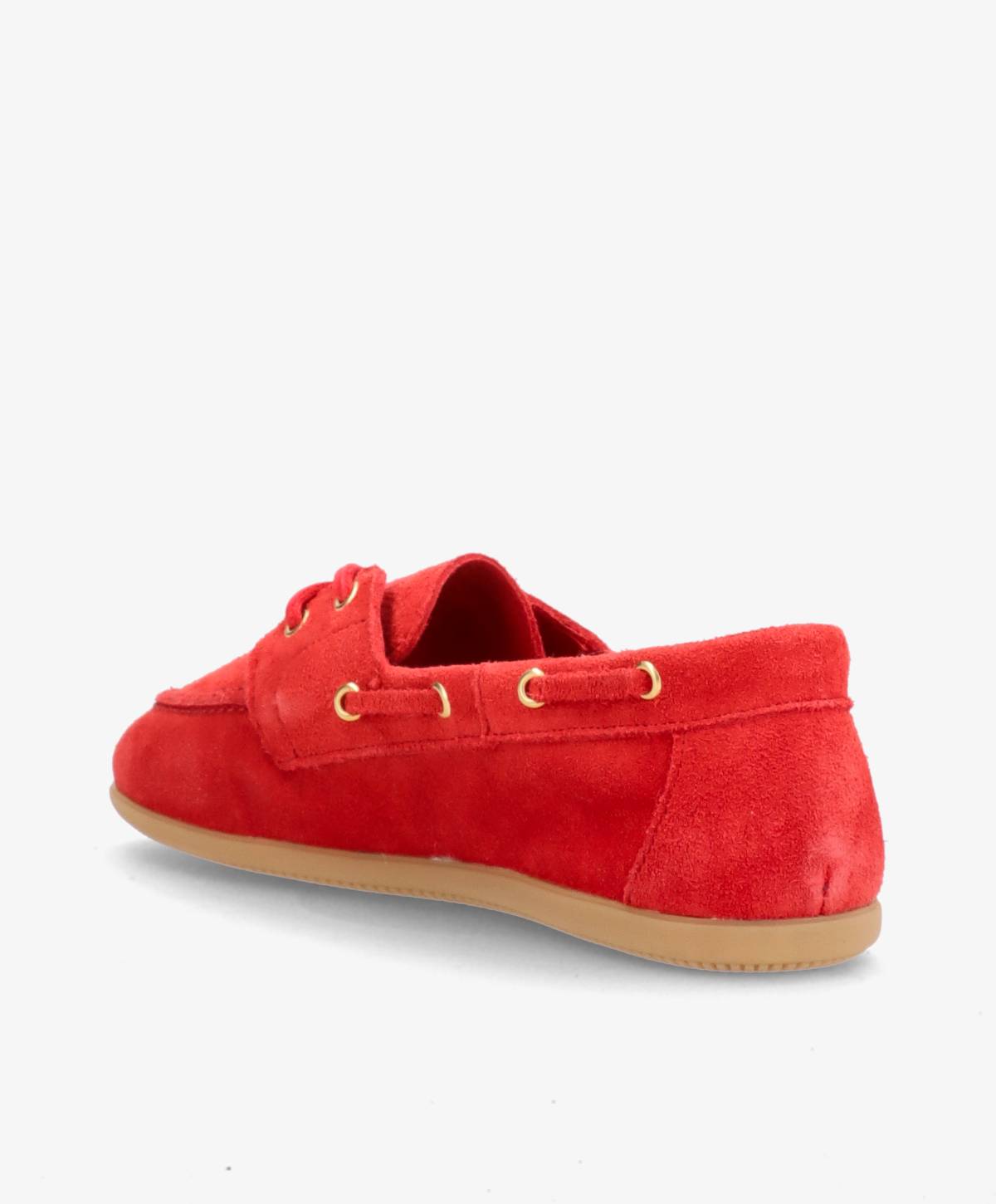 CORE S - Rød ruskind - Sejlersko Dame