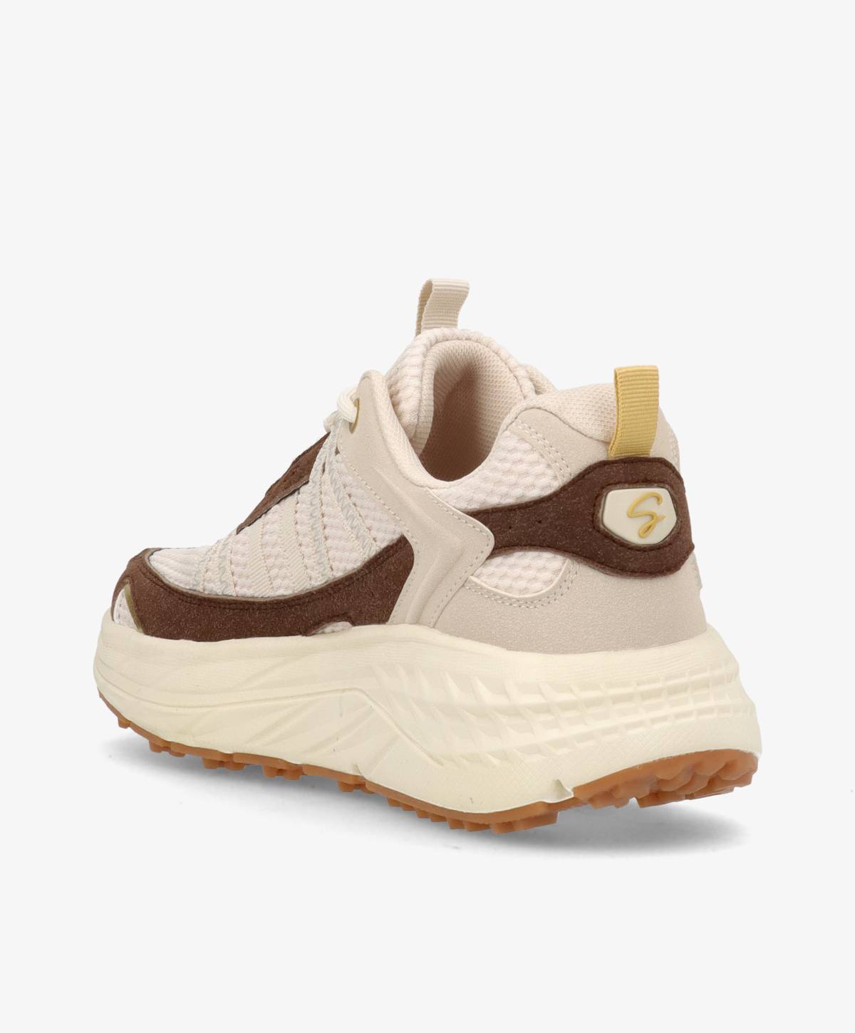 ENZO Foam - Beige-brun mesh - Dame