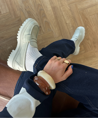 LANA LUX - Dame Loafer - Offwhite