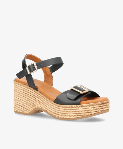 LOURDES - Sandal - Sort