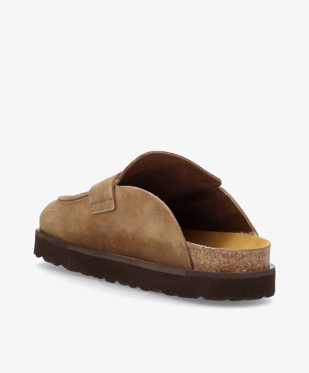 PREORDER - OCTAVIA - Taupe ruskind - Mules Dame