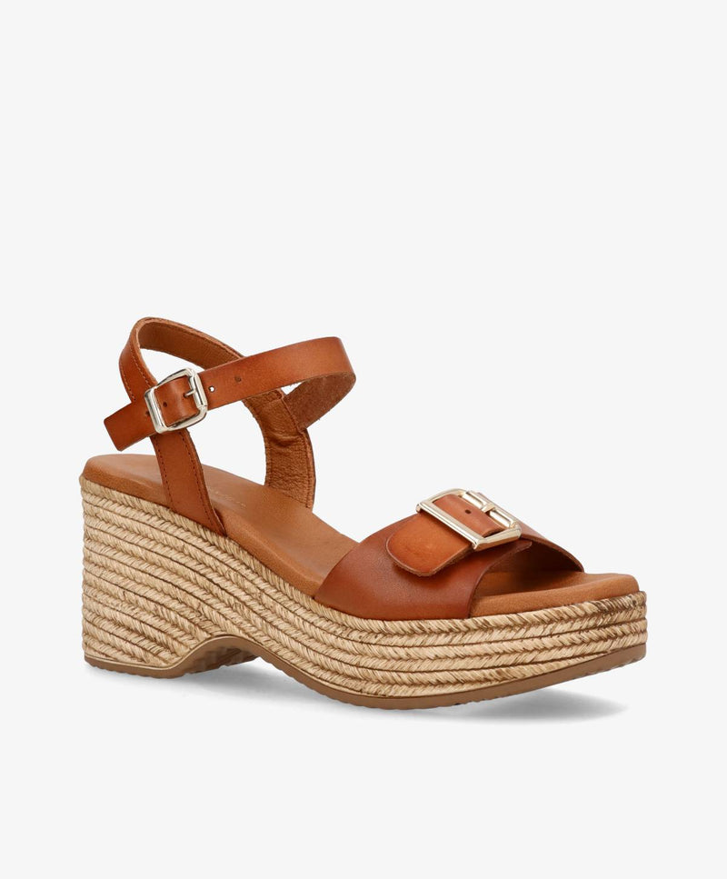 LOURDES - Sandal - Brun