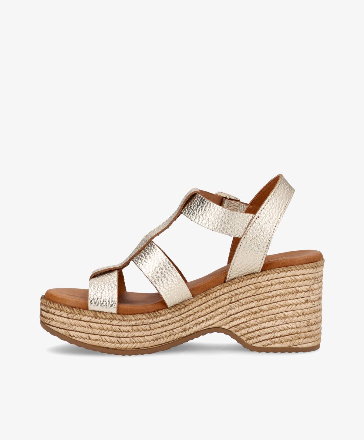 HANNAH - Sandal - Guld