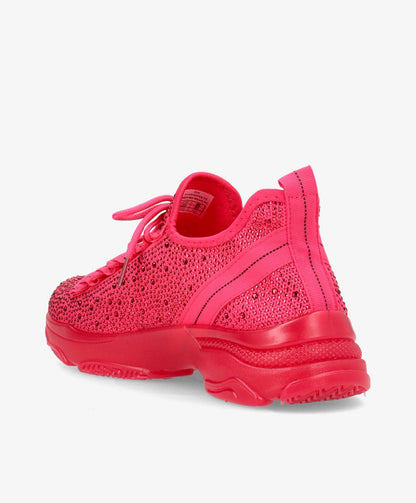 Dame Sneakers - Pink - Glitter