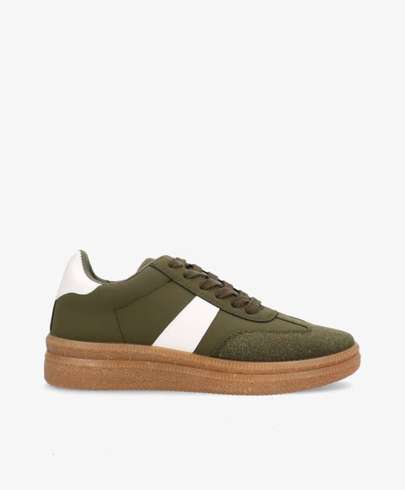 NOMI - Khaki - Sneakers Dame