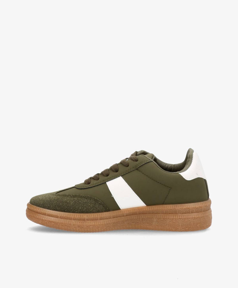 NOMI - Khaki - Sneakers Dame