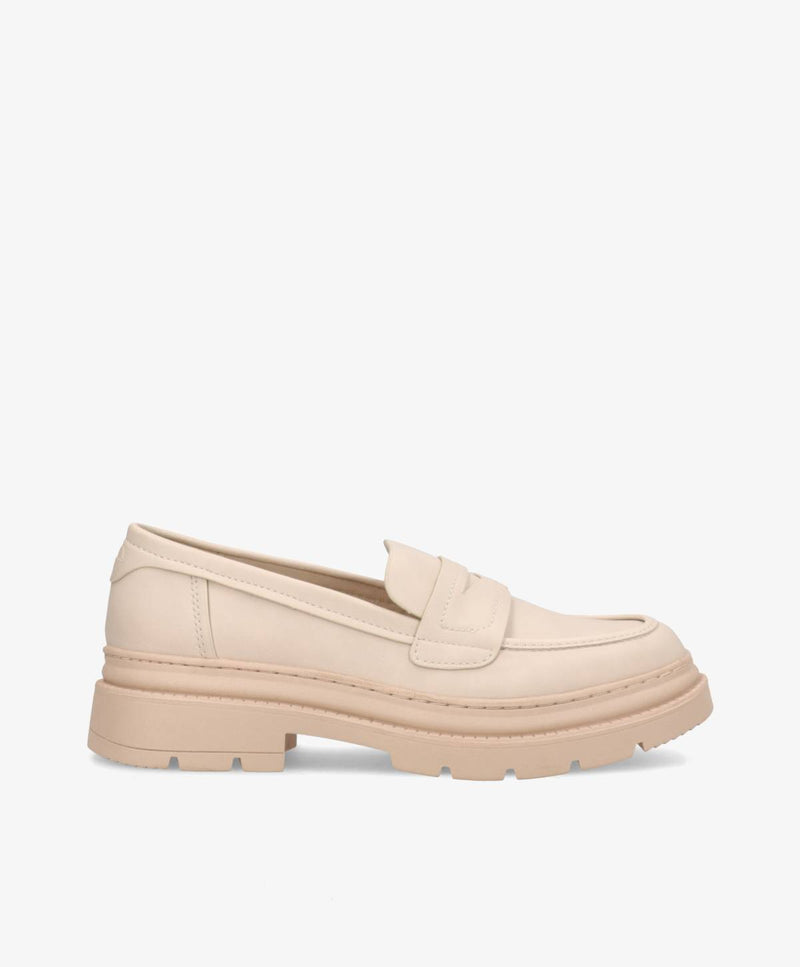 Dame loafer - Beige