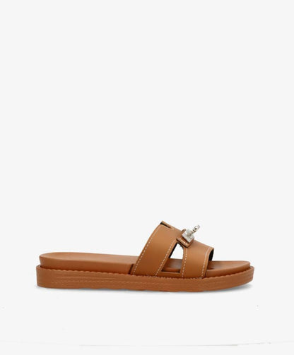AVA - D-51 - Sandal - Camel - Dame