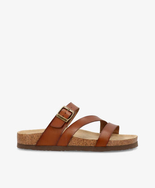 FLORENS SETTE - Sandal dame - Brun