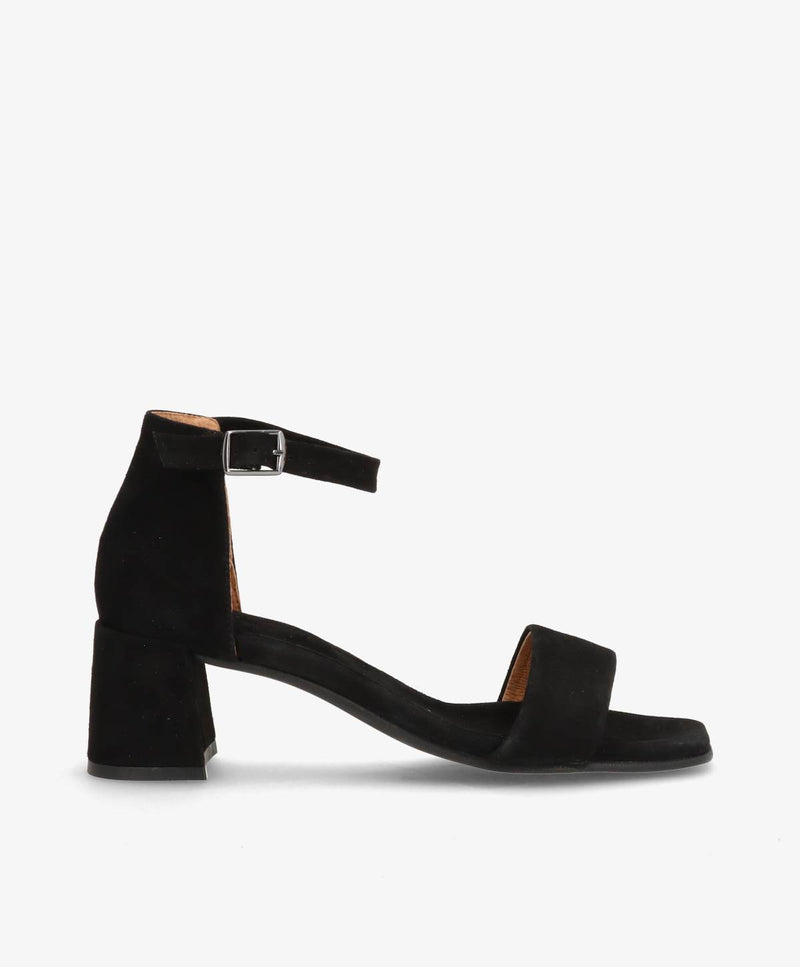 ALICE S - Dame sandal ruskind - Black - Shoedesign Copenhagen