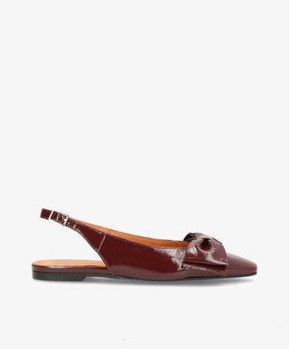 EXPECT P - Bordeaux lak læder - Slingback