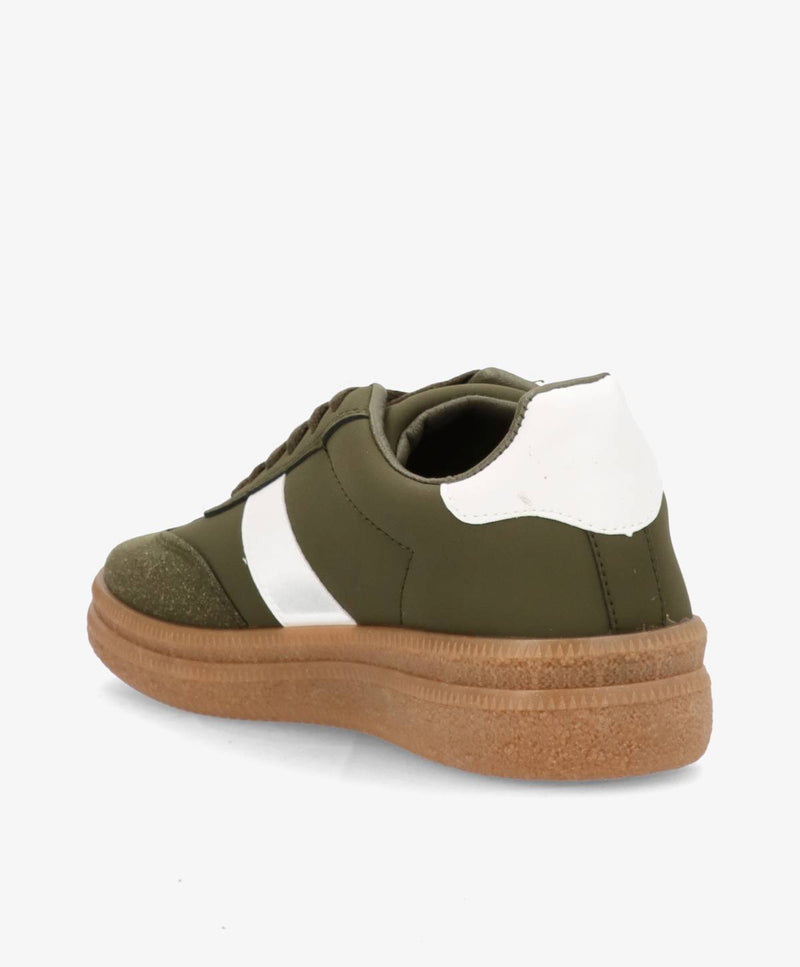 NOMI - Khaki - Sneakers Dame