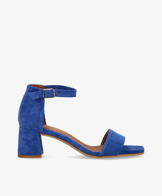 ALICE S - Sandal - Blå Ruskind