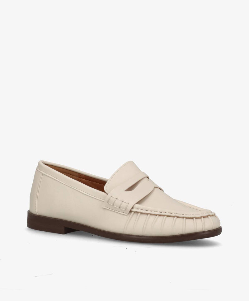LOLA - Offwhite/Beige - Loafer dame