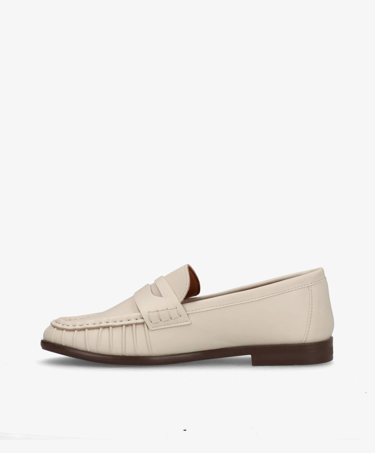 LOLA - Offwhite/Beige - Loafer dame