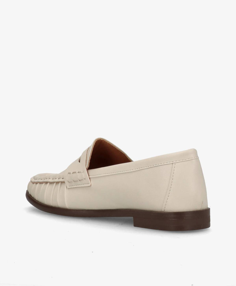 LOLA - Offwhite/Beige - Loafer dame