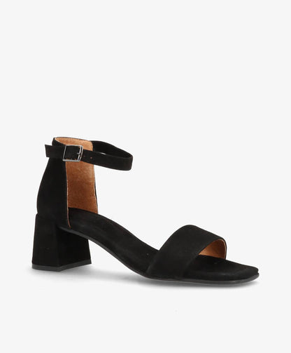 ALICE S - Dame sandal ruskind - Black - Shoedesign Copenhagen