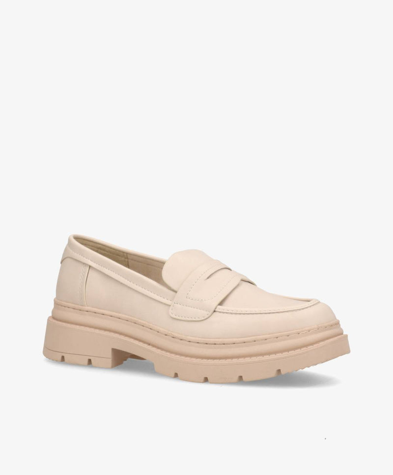 Dame loafer - Beige