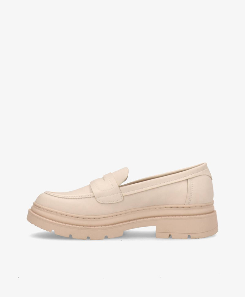 Dame loafer - Beige