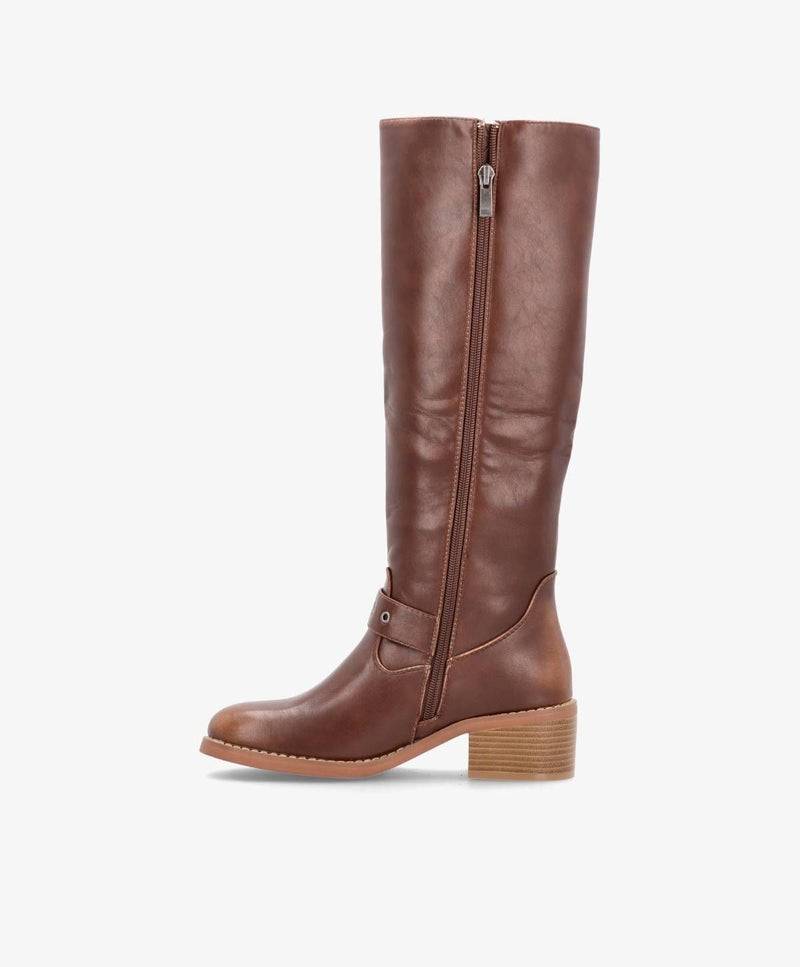 HELDI-Buckle - C385 - støvle lang - Camel