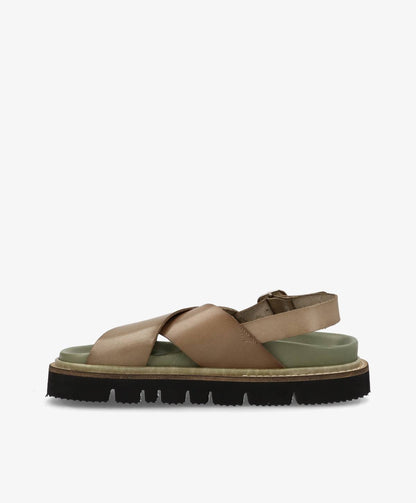 NANETT - Dame Sandal - Khaki