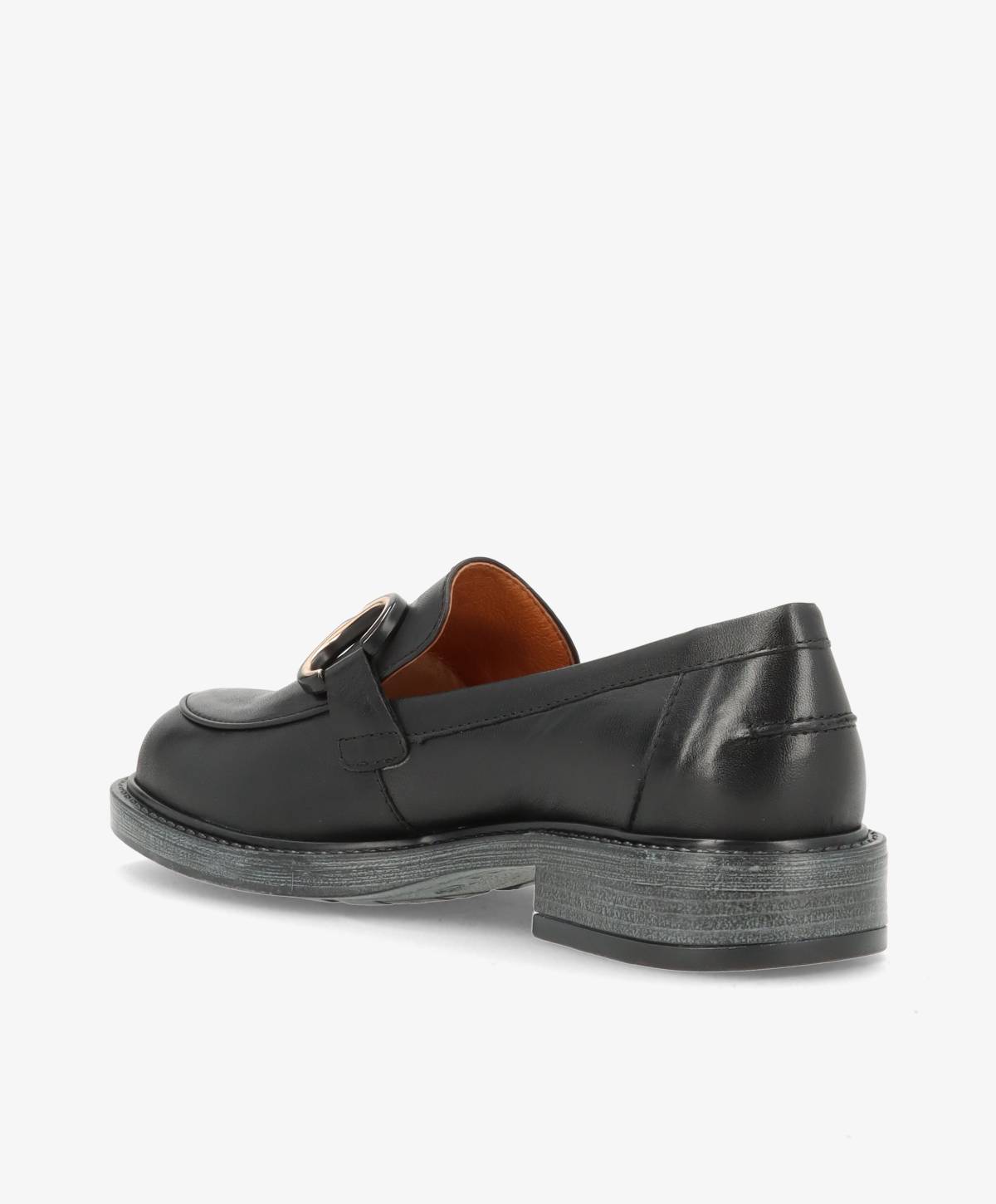 LENNON Sort - Loafers - læder