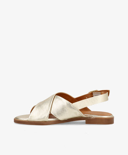 NICOLA - Sandal - Guld - Shoedesign Copenhagen